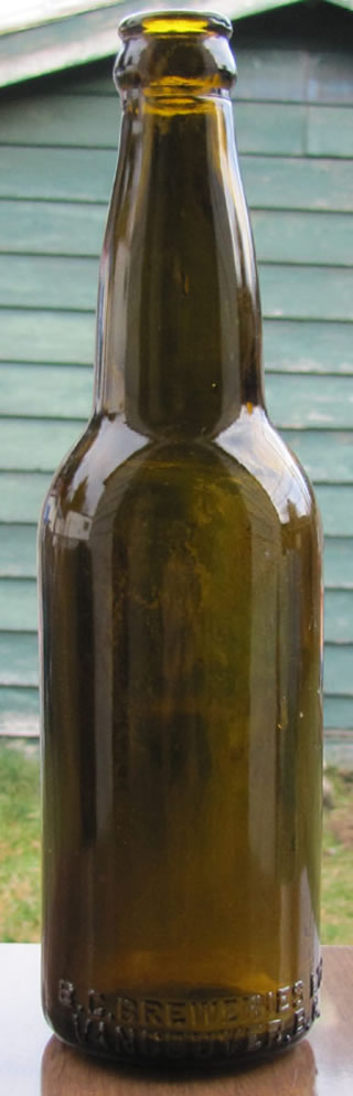 vancouver bc brewery bottle