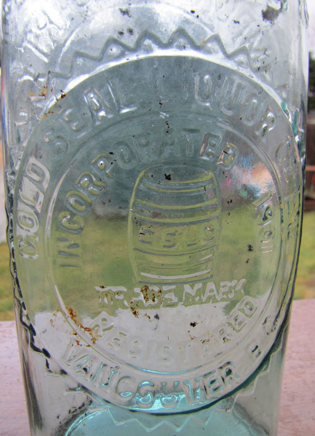 vancouver gold seal bottle 1901